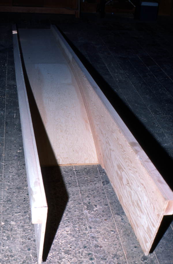 Piece of wood used to start building a boat - Chiefland, Florida