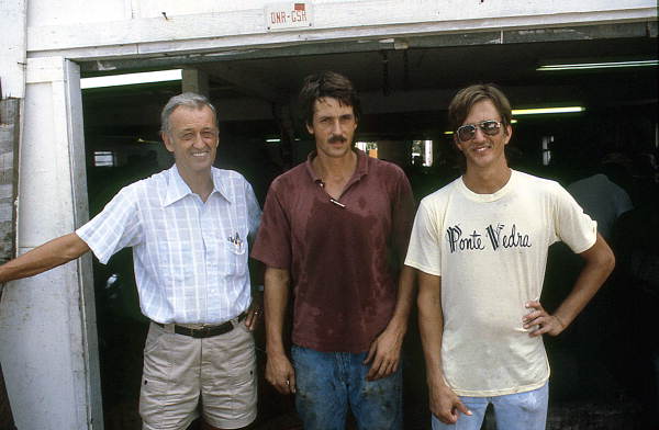 Mat Roland with his sons Vincent and Paul (R)- Jacksonville, Florida