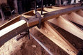 Details of oyster skiff being built by Bobby Shiver - Eastpoint, Florida