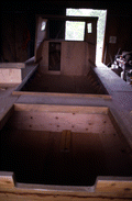 Interior of oyster skiff being built by Bobby Shiver - Eastpoint, Florida