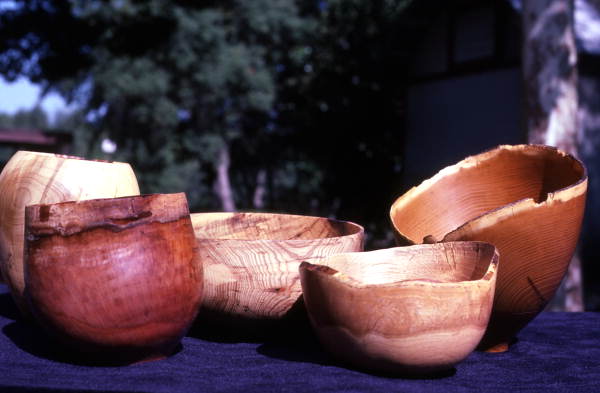 Wooden bowls made by David Barringer - Apopka, Florida