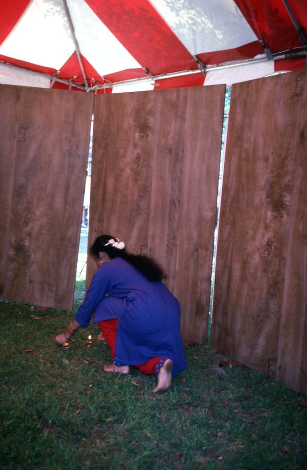 Nila Radhakrishnan performing an East Indian dance - White Springs, Florida