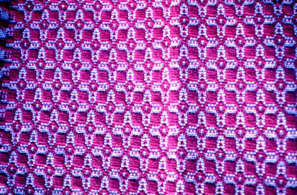 Close up of a weaving made by Winnie Dell - Oviedo, Florida