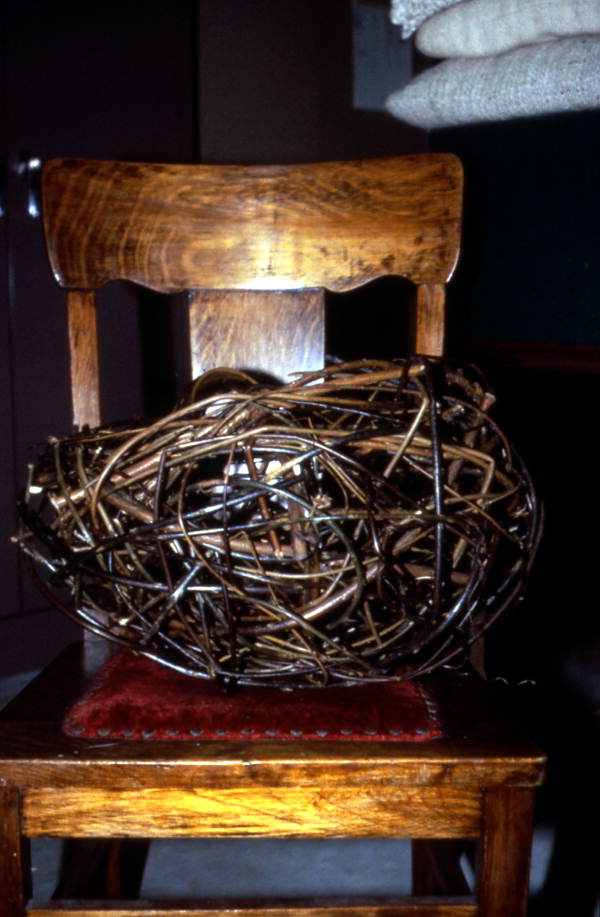 Basket made by Mary Brandenburg - Palm Beach, Florida.