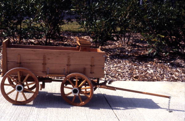 Toy wagon made by Ezra Knepp - Sarasota, Florida