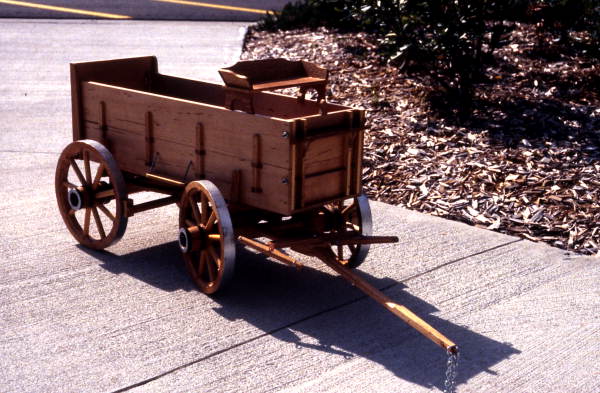 Toy wagon made by Ezra Knepp - Sarasota, Florida
