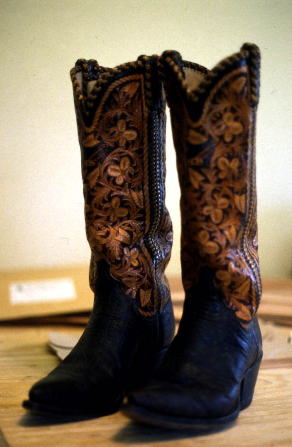Boots made and owned by Bob Dellis - Okeechobee, Florida