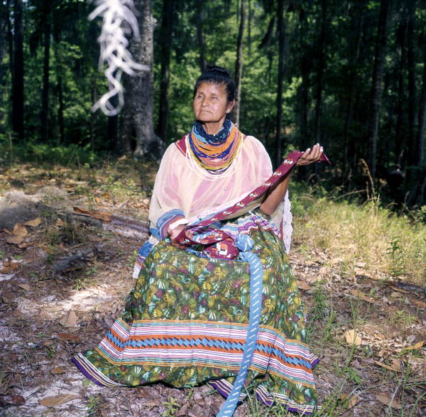 Lottie Shore, wife of Seminole medicine man Frank Shore- White Springs, Florida