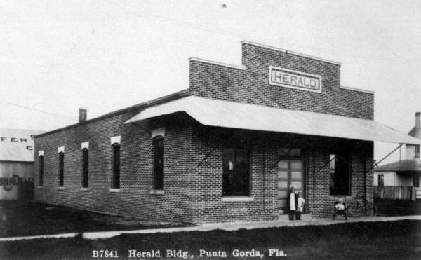 Herald building - Punta Gorda, Florida.