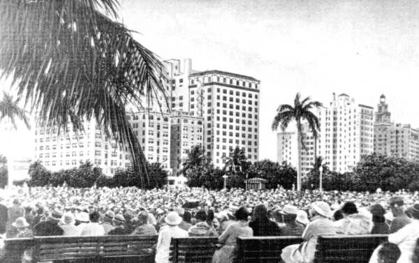 Concert in Bayfront Park - Miami, Florida.