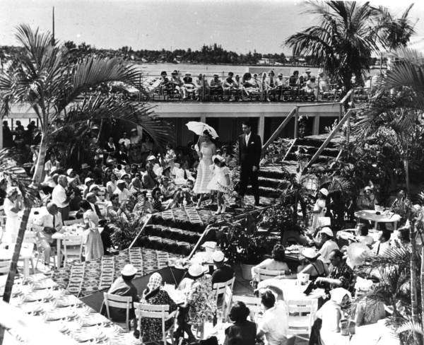 Fashion show at the Biltmore Hotel - Palm Beach, Florida.
