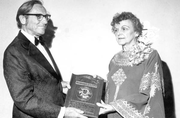 Presentation of award to Louise Frisbie - Lakeland, Florida