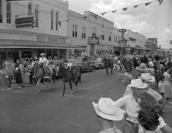 Fourth of July parade with members from the Heart Bar Ranch - Kissimmee, Florida.