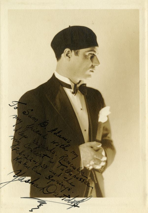 Portrait of Basso singer, Yasha Davidoff
