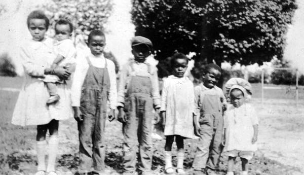 Children of the staff at Live Oak Plantation - Leon County, Florida