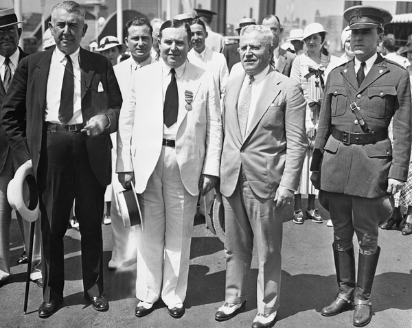 Governor Dave Sholtz at the Century of Progress International Exposition - Chicago, Ill..