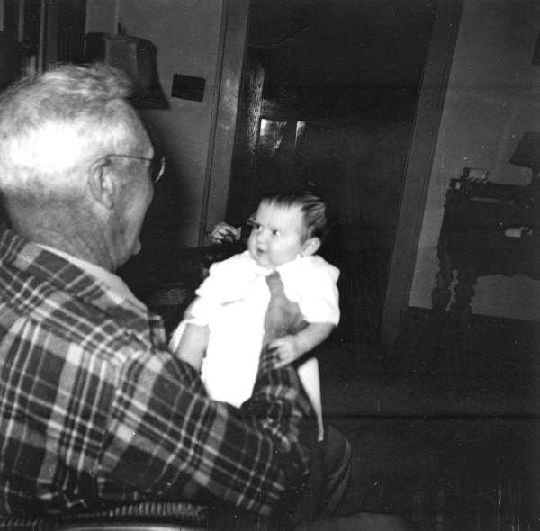 Clement H. Womble and granddaughter Sydney Thompson