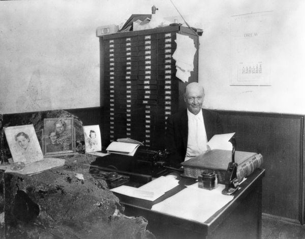 Judge Leath in his office