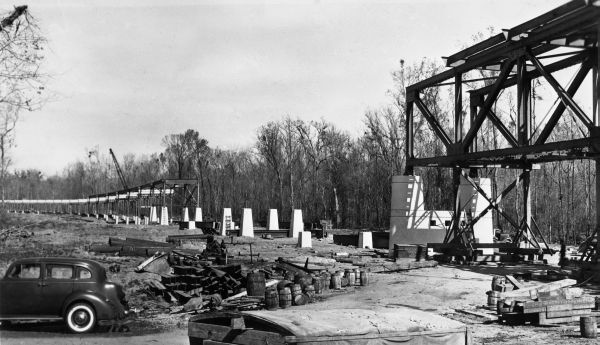 Construction of Blountstown Bridge over the Apalachicola River - Blountstown, Florida