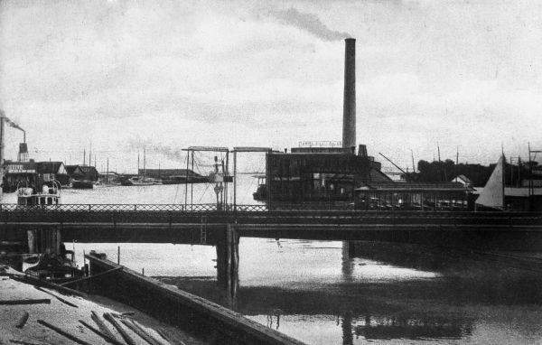 Lafayette Street Bridge over the Hillsborough River - Tampa, Florida.