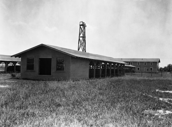 Wagon shed and barracks - Camp Homer Hesterly, Florida