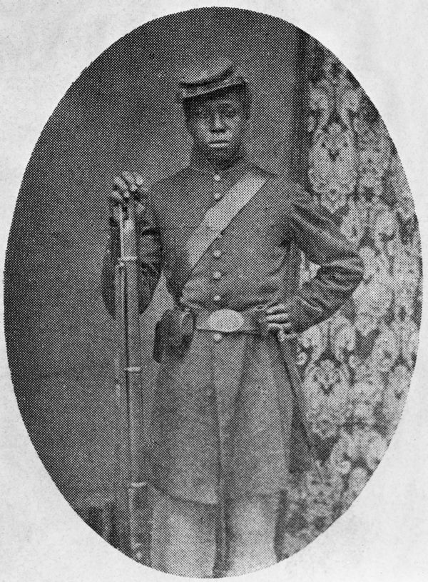 Portrait of Union Private Robert J. Jones