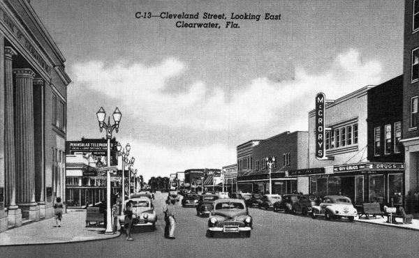 Cleveland Street looking east - Clearwater, Florida