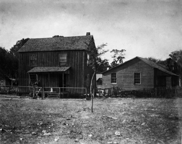 Two apartment houses close by the Dixon Lumber Mill office - Crystal River, Florida