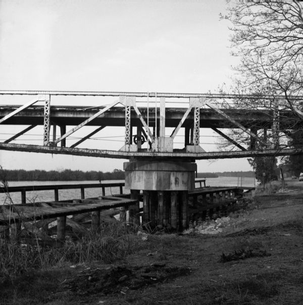 Bridge on State Road 717 over Dyke Canal - Belle Glade, Florida.