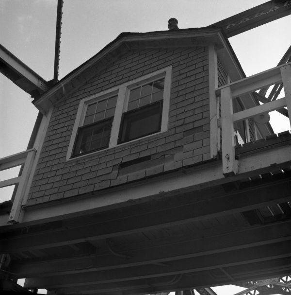 Operator house on the Lake Monroe Bridge, over the Saint Johns River - border of Seminole and Volusia Counties