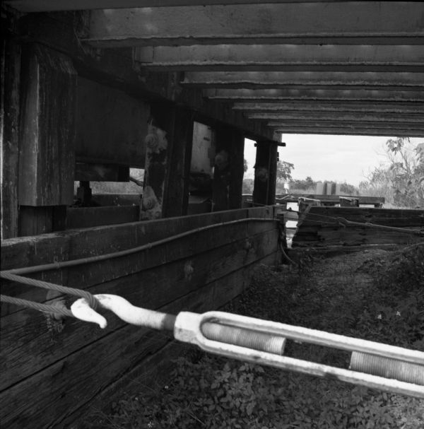 Detail of turnbuckle under bridge across the Oklawaha River - Marion County, Florida