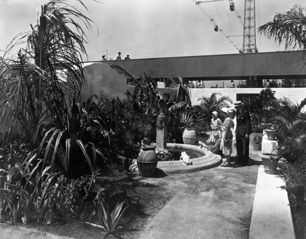 Tropical garden at the Florida Pavilion - Chicago, Illinois