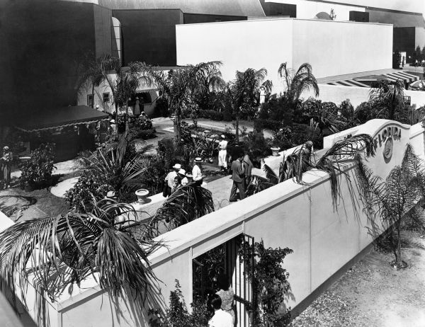 Tropical garden at the Florida Pavilion - Chicago, Illinois