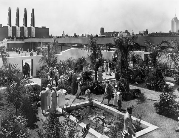 Tropical garden at the Florida Pavilion - Chicago, Illinois