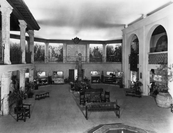 Interior of the Florida Pavilion - Chicago, Illinois