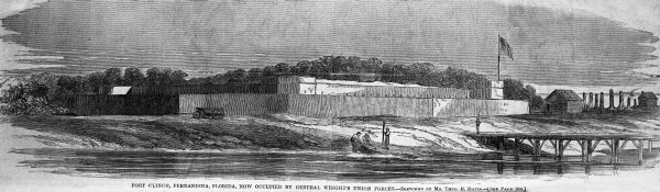 Fort Clinch occupied by General Wright's forces in 1862 - Fernandina Beach, Florida