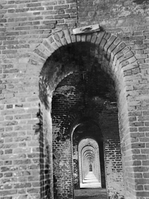 Interior of Fort Jefferson - Garden Key, Florida