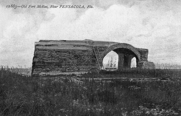 Ruins of Fort McCree near Pensacola.