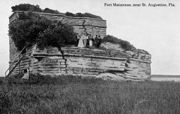 Ruins of Fort Matanzas near St. Augustine, Florida