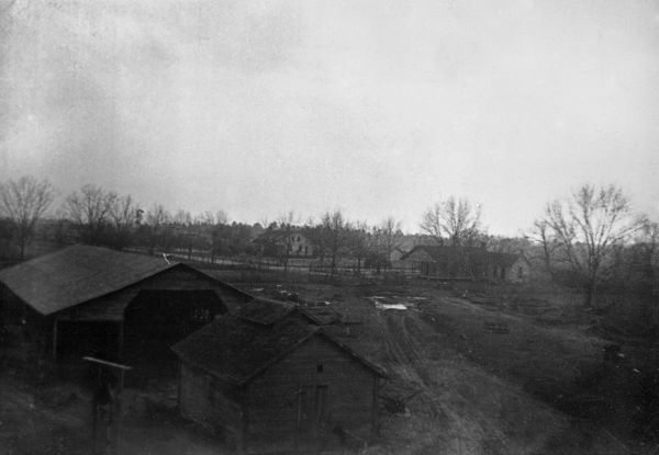View south from water tower - Hardaway, Florida