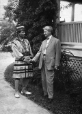 Charlie Tigertail with Vice President Marshall