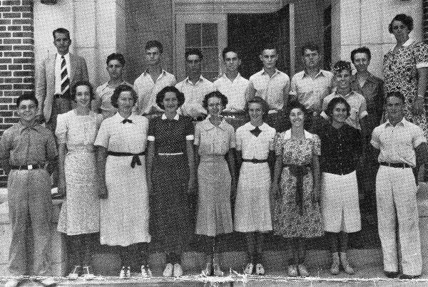 First graduating class of Duncan U. Fletcher High School - Jacksonville, Florida.