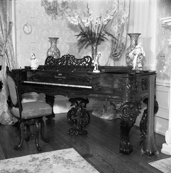 Old piano in Dixon home - Jacksonville, Florida