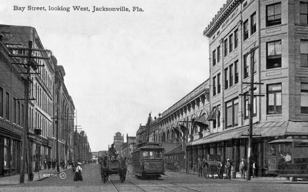 Bay Street looking west - Jacksonville, Florida.
