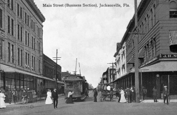Main Street, business section - Jacksonville, Florida.