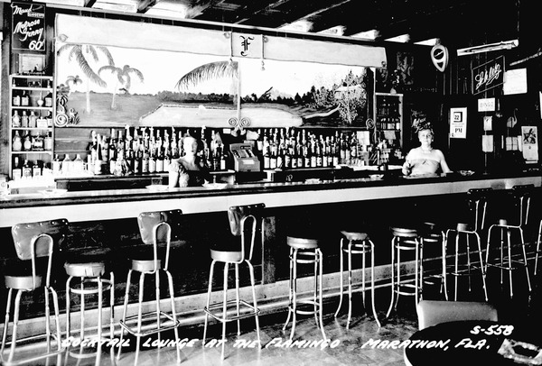 Cocktail lounge at the Flamingo - Marathon, Florida