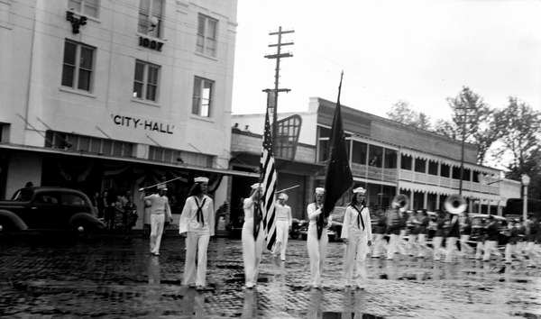 Parade in front of city hall - Kissimmee, Florida