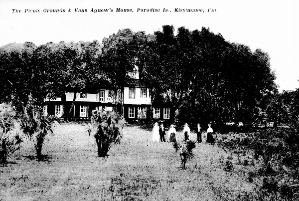 The picnic grounds & Vans Agnew's house on Paradise Island - Kissimmee, Florida.