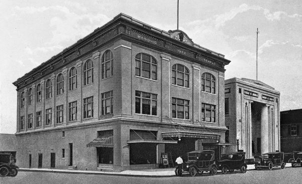 Masonic Temple and First National Bank - Leesburg, Florida