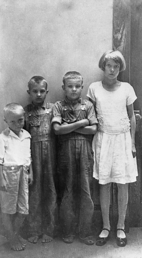 Children of J.D. Tillman - victims of hookworm - Leon County, Florida